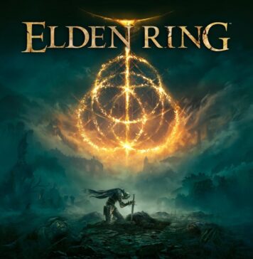 One of the main promotional posters for Elden Ring.