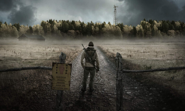 Road to Vostok screenshot of a player overlooking a forest.