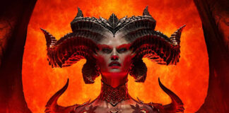 Artwork of Lilith, the main boss from Diablo 4.