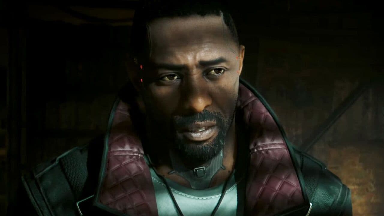 Ingame look at what Idris Elba's character will look like in Cyberpunk 2077: Phantom Liberty.