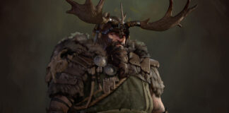 Concept art for a Druid from Diablo 4.