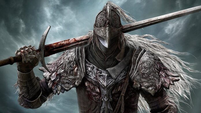 Elden Ring Patch 1.10 Feature Image A solemn warrior from Elden Ring getting ready for some PvP.