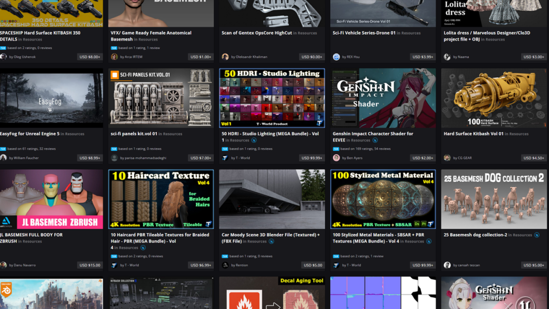 Unity 3d models - best sources to find game ready 3D models - Razzem
