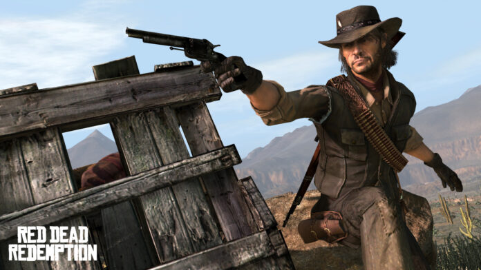 A presentation image for Red Dead Redemption.