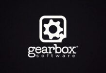 Main logo for video game company Gearbox.