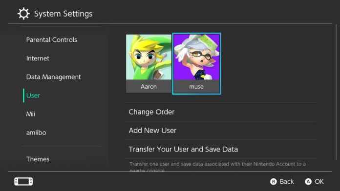 Keep your account and data secure by signing out on your Nintendo Switch.