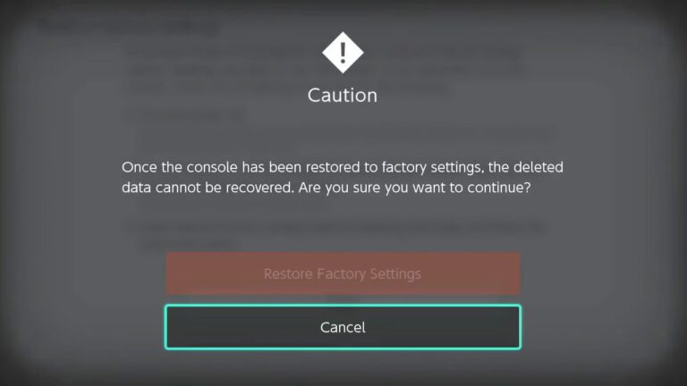 Getting over any troubles with the Nintendo Switch can be easily fixed with a factory reset most of the time.