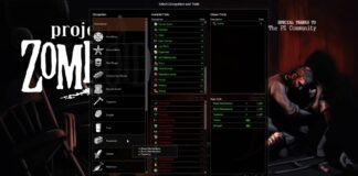 The ingame list of positive and negative traits from Project Zomboid.