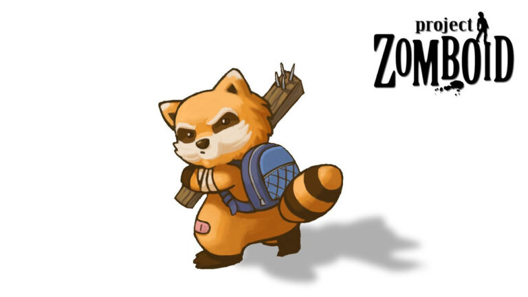 The Project Zomboid logo featuring Spiffo, the game's mascot.