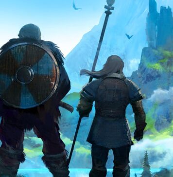 Two players preparing to take on the dangerous world of Valheim.