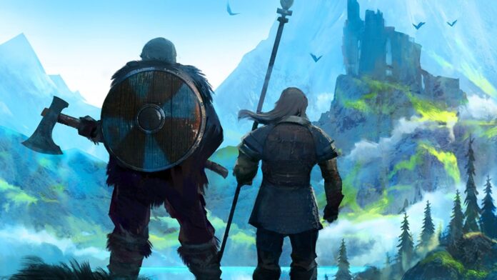 Two players preparing to take on the dangerous world of Valheim.